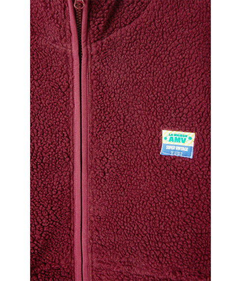 Hoktown Jacket - Burgundy Melange